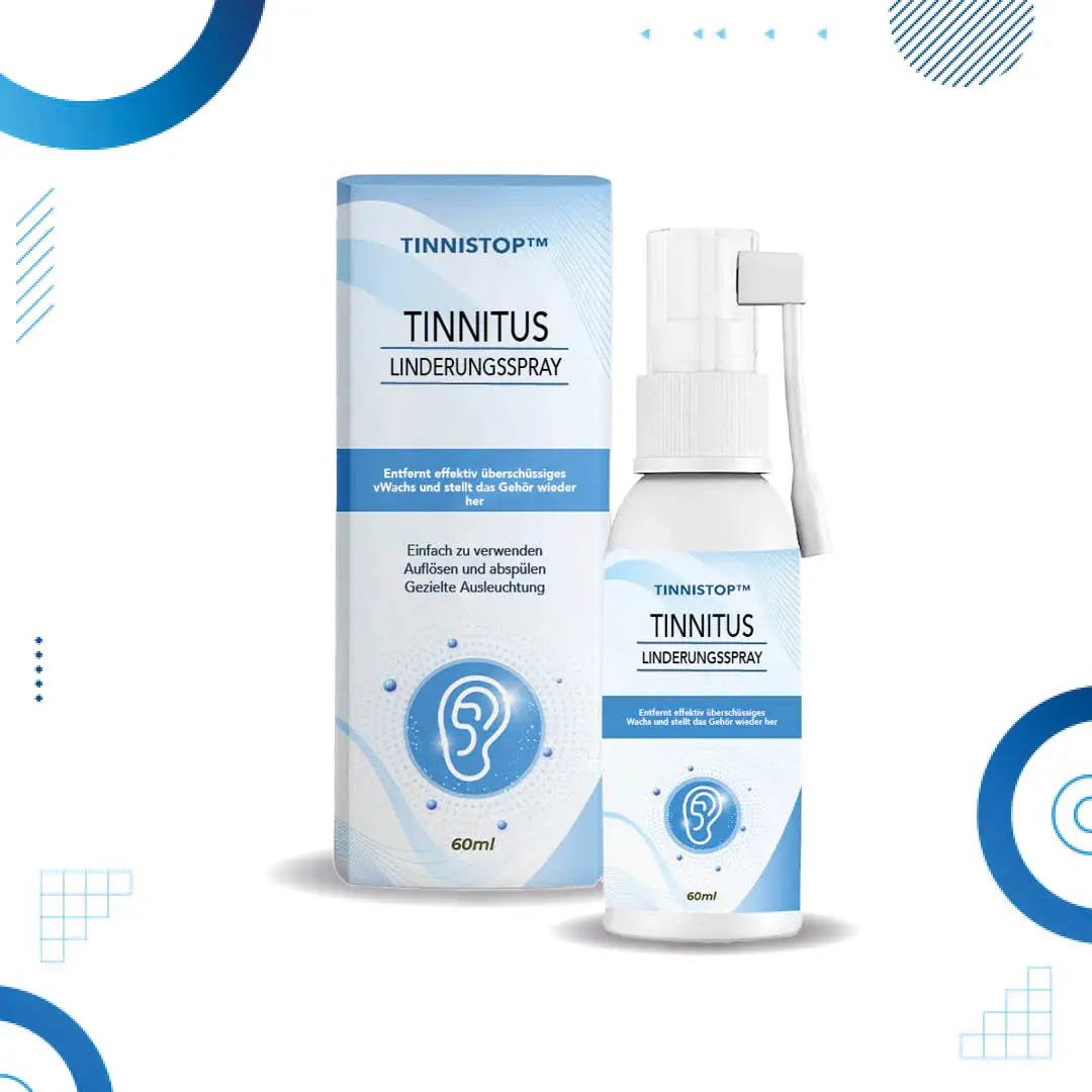 TinniStop™ Aerosol para tinnitus | Deja inmediatamente de sonar en los oídos (1+1 GRATIS)