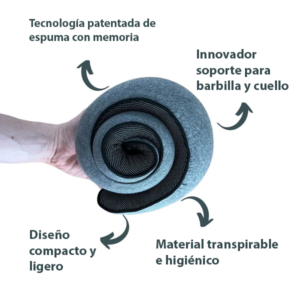 ComfySnooze™ | Elimina el dolor de cuello y duerme cómodamente en cualquier lugar