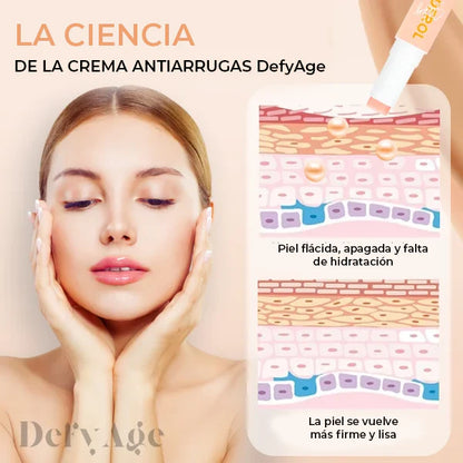 DefyAge™ Crema antiarrugas | ¡Elimina el 96% de las arrugas y lineas finas en tan solo 7 días!