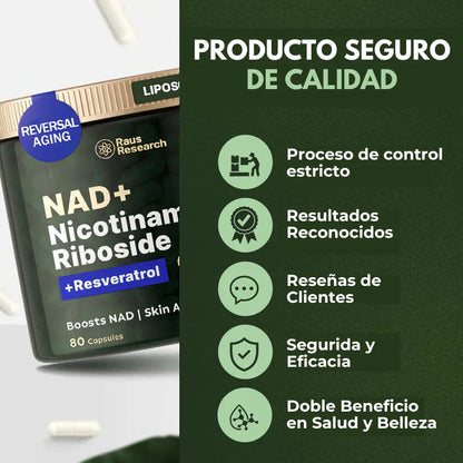 NAD™ | Deshazte de los signos del envejecimiento en tan solo 7 días