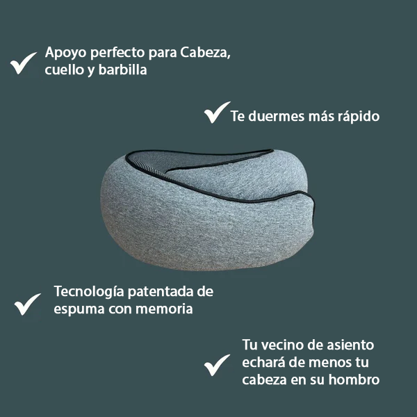 ComfySnooze™ | Elimina el dolor de cuello y duerme cómodamente en cualquier lugar