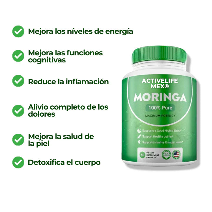 Moringa™ | Vuelve a sentirte joven y renovado en tan solo 7 días