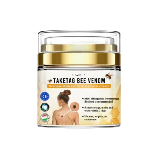 BeeClear™ Crema Veneno de Abeja | Elimina verrugas, granos y lunares en 7 días